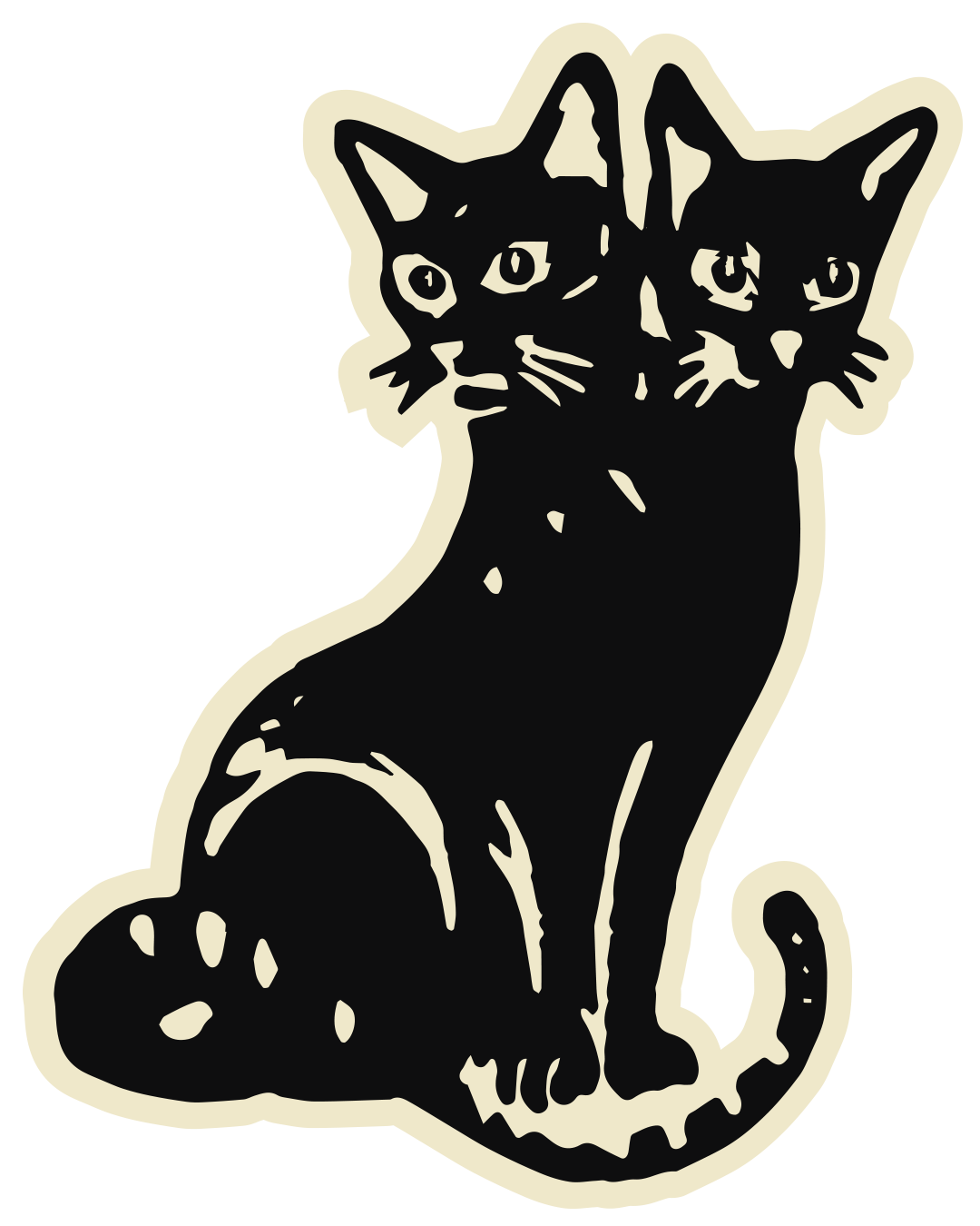 LARRY — the two-headed cat