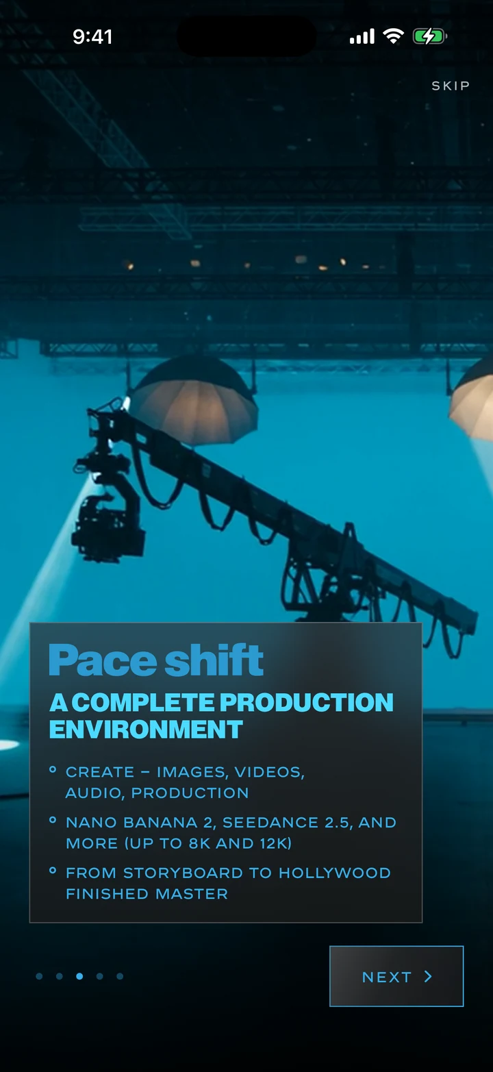Positive Feedback&trade; app on iPhone — Pace shift — a complete production environment